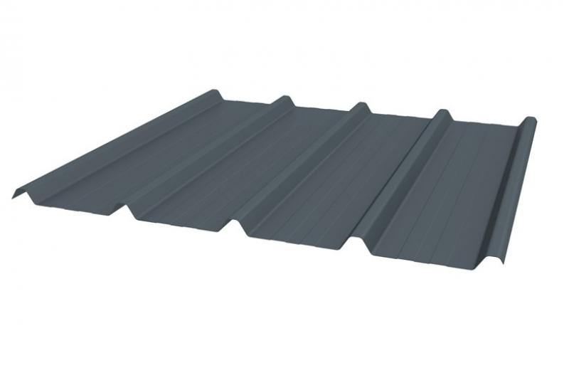 Tôle bac acier gris ardoise 1ml x 6ml 453331000/5008/6ml : Multimat :  entreprise de matériaux de construction, livraison, écologiques,  constructeur